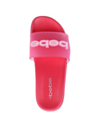Women's Sandal with Translucent Upper and Rubber Logo Patch