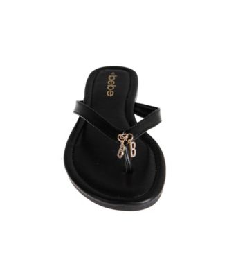 Women's Fashion Sandal with Double B Dangle Charm