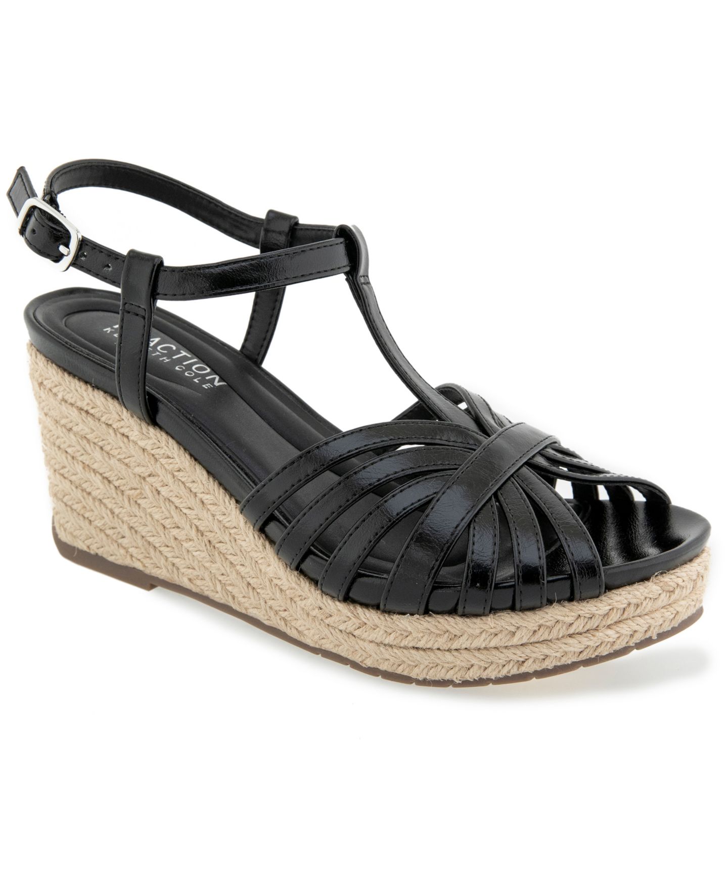 Женские сандалии Kenneth Cole Reaction Capi Wedge, цвет: Чёрный — фото 1