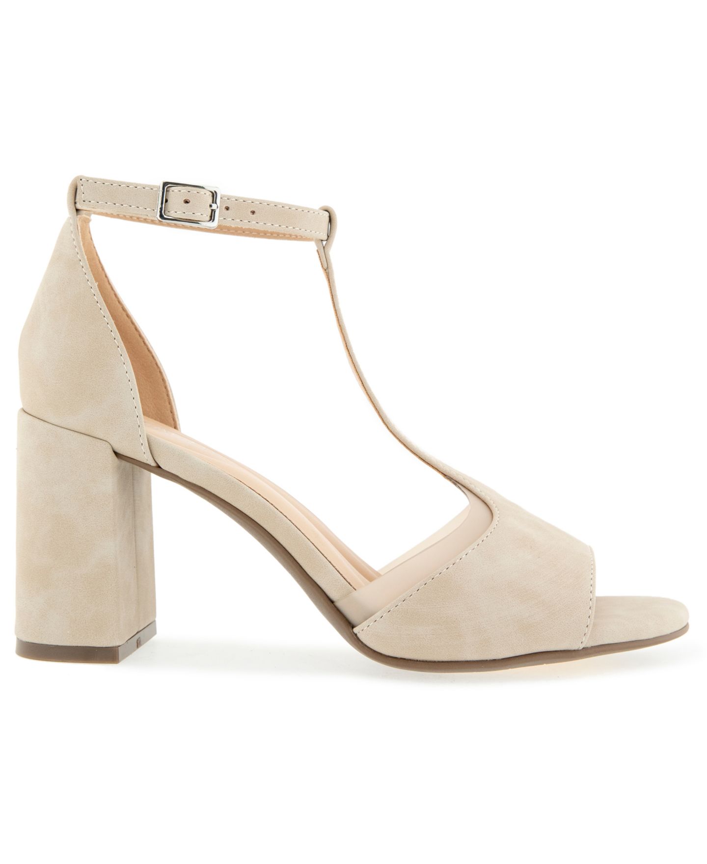 Женские сандалии Kenneth Cole Reaction Lady T-strap Dress Sandals, цвет: Светлый серо-коричневый — фото 2