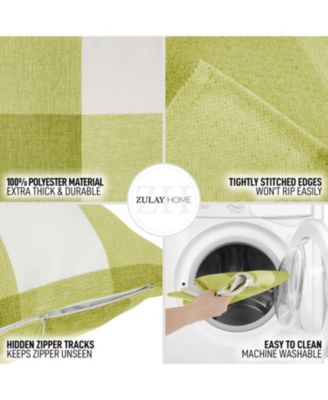 2 Pack Buffalo Plaid Throw Pillow Outdoor & Indoor Covers 16x16 inches