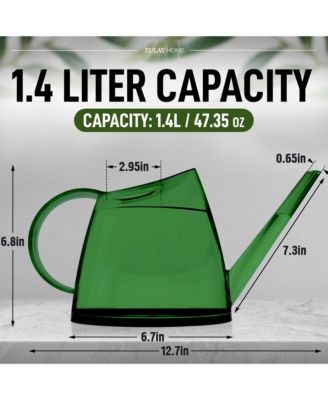 Small Watering Can with Long Slim Spout for Indoor Plants, 47oz