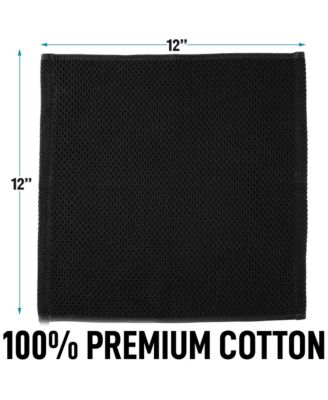 6 Pack 100% Cotton Waffle Weave - 12x12” Super Absorbent Dish Towels for Kitchen