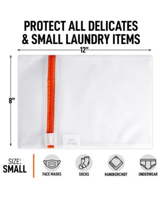 3 Pack Reusable Mesh Laundry Bags for Delicates  (3 Small)