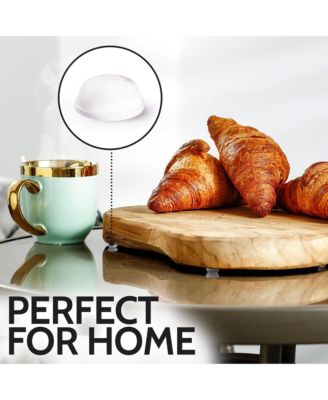 Clear Cabinet Door Rubber Bumpers for Kitchen Cabinets, Drawers, Picture Frames, Furniture, Glass Tops (50 Pack)