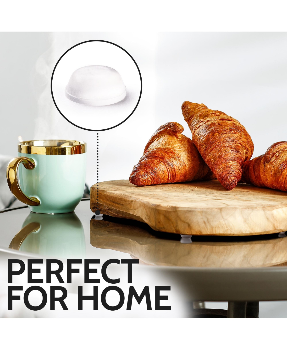 Zulay Kitchen Cabinet Bumpers Clear Adhesive Pads 50-Pc