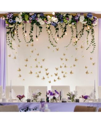 3D Removable DIY Butterfly Wall Decor with 3 Wing Designs (48pcs)