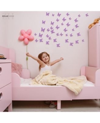 Removable DIY 3D Butterfly Wall Decorations (24pcs with 3 Different Sizes)