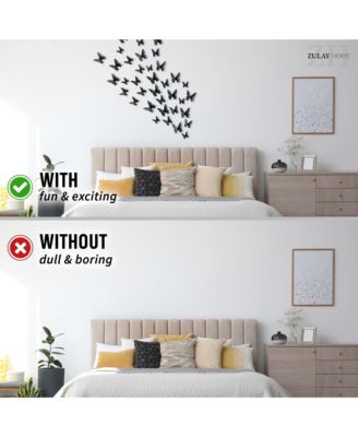 Removable DIY 3D Butterfly Wall Decorations (24pcs with 3 Different Sizes)