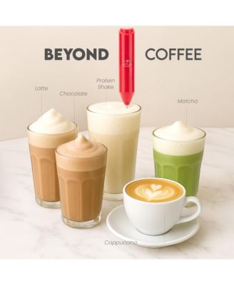 FrothMate Powerful Portable & Compact Milk Frother - No Stand Electric Whisk