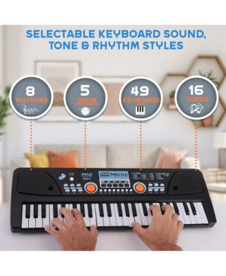 Portable Piano Keyboard & Microphone