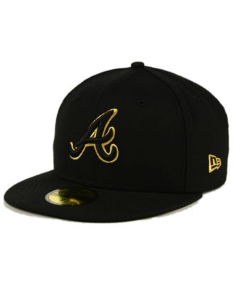New Era - Atlanta Braves Black On Metallic Gold 59FIFTY Cap