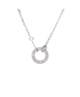 2 Diamonds Love Pendant Necklace