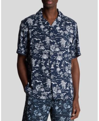 Men's Botanical Garden Print Resort Shirt