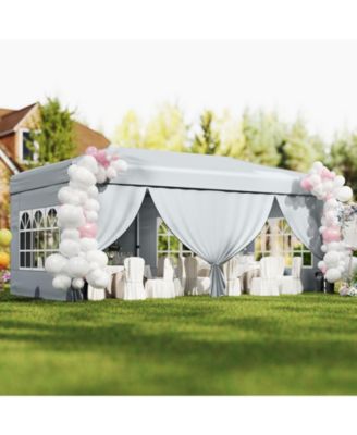 Pop-Up Canopy Tent with 6 Sidewalls, Instant Setup