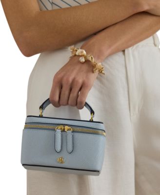 Hallee Small Textured Leather Crossbody Bag