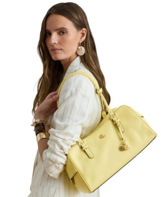 Leather Large Marcy Zip Slim Shoulder Bag