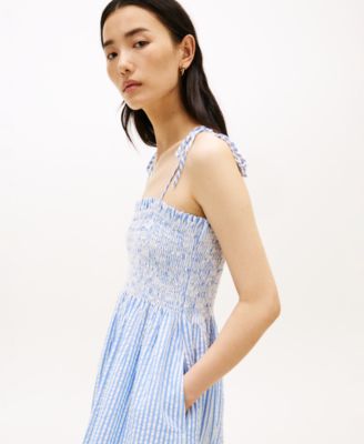 Women's Sleeveless Smocked Dress