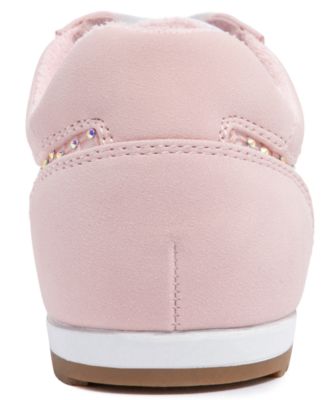 Women's Flirt Rhinestone Mesh Lace-Up Sneakers