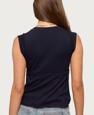 Women's Rusanna V Neck Babydoll Top