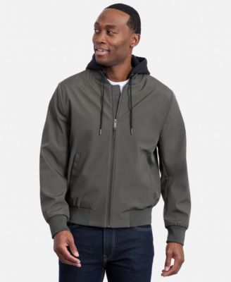 Men's Bomber Knit Hood Jacket