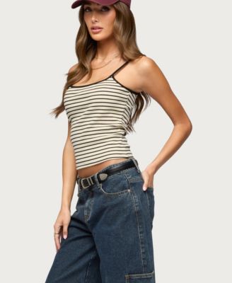 Women's Gretta Striped Ribbed Tank Top