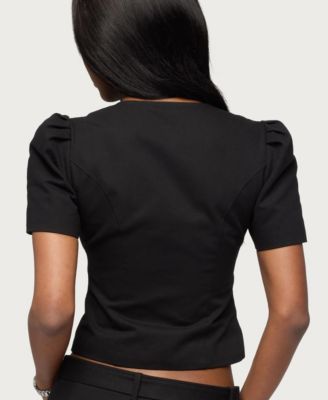 Women's Thea Twill Button Up Top