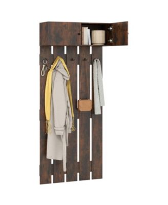 Entryway Wall Coat Rack Wall Mounted Coat Clothes Rack
