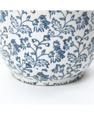 Planter, 12.2" Round, Indoor & Outdoor Garden Pot