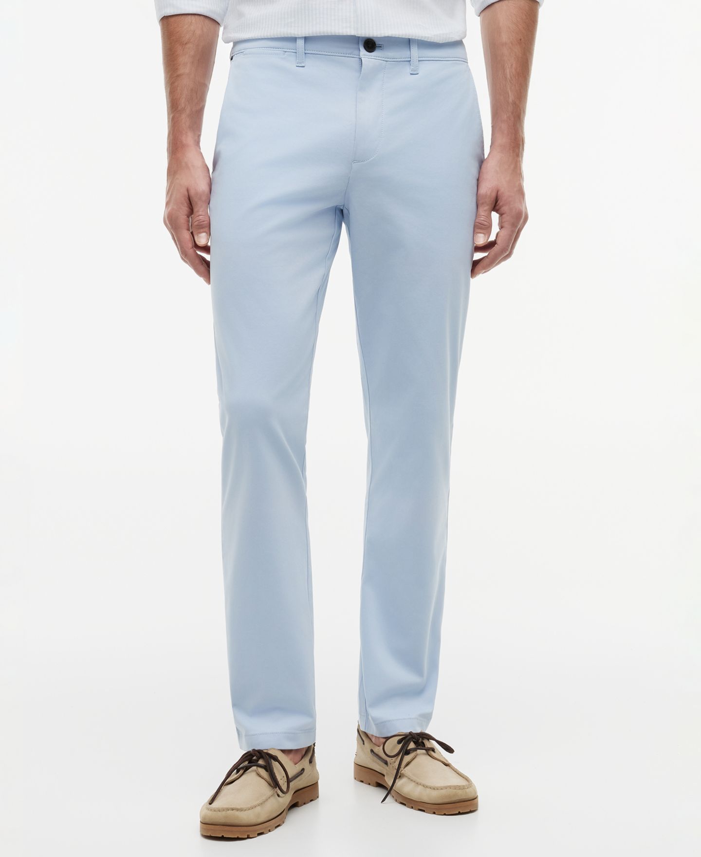 Мужские брюки Tommy Hilfiger Bleeker Slim-Fit Chino, цвет: Синий — фото 1