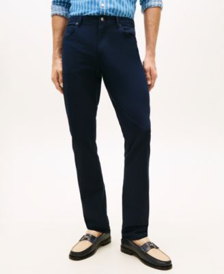 Men's Denton Slim-Straight Five-Pocket Stretch Essential Twill Pants