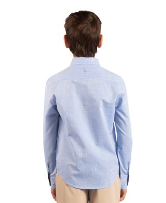Big Boys Men's Signature Chambray Long Sleeve Shirt