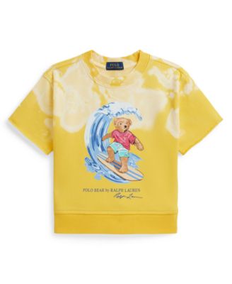 Boys' 2-7 Polo Bear Terry Short-Sleeve Sweatshirt