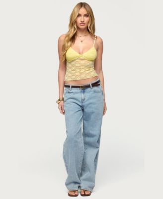 Women's Eira Sheer Lace Tank Top