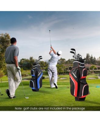 Golf Cart Bag with 14-Way Top Dividers