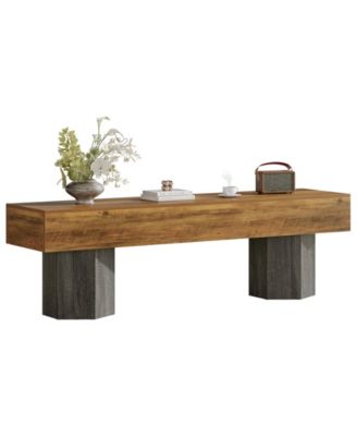 63" TV Stands for TVs up to 55''/65''/70'', Modern Low Media Entertainment Center for Living Room