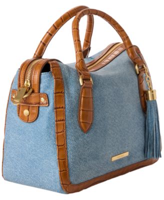 Micaela Starlit Denim Medium Satchel Bag