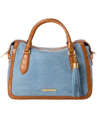 Micaela Starlit Denim Medium Satchel Bag