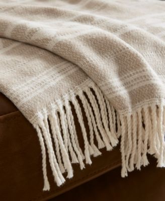 Alberta Cotton Blend Breathable Throw, 50" x 60"