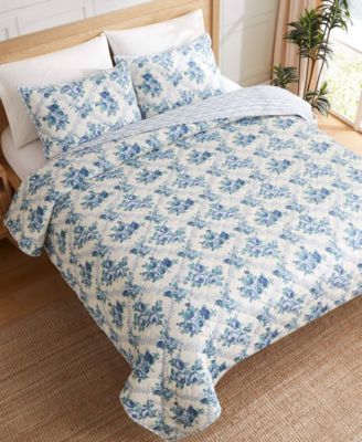Floral Braelyn 3-Pc. Quilt Set, King