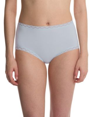 Women's Bliss Lace-Trim High Rise Cotton Brief 755058