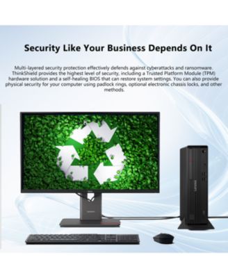 ThinkCentre M70s Gen 6 Business Desktop, Intel Core Ultra 5 225, 16GB DDR5, 512GB SSD, Wi-Fi 6, Wired KB & Mouse, Windows 11 Pro