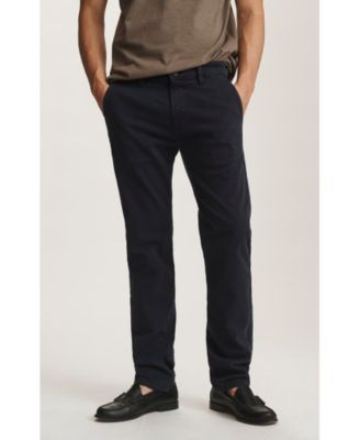 Men's Milton Slim Straight Chino Pants In Casual Twill Pants