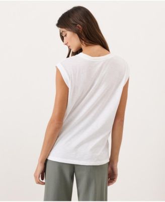 Women's Cotton Featherweight Slub Relaxed Muscle Tee