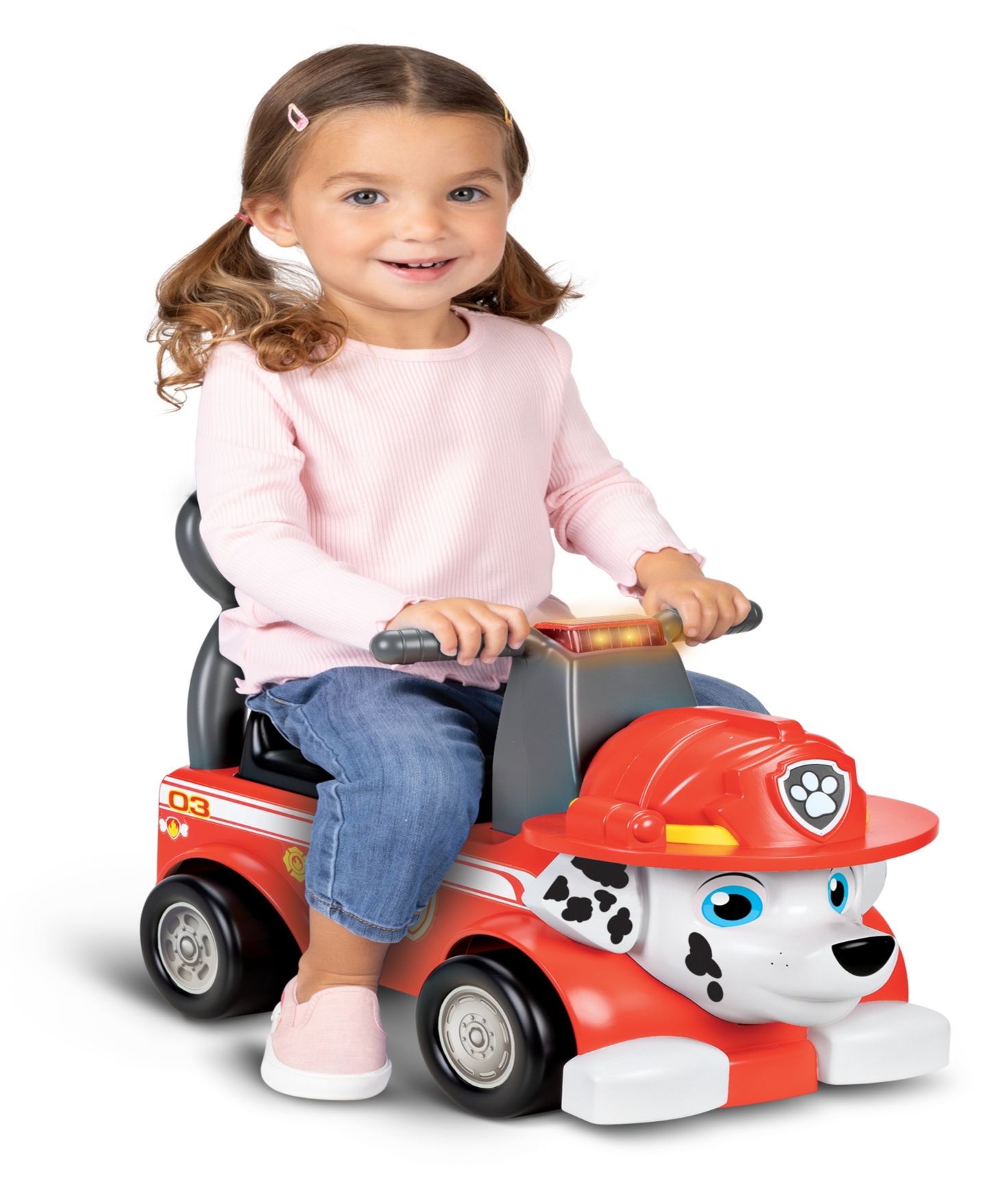 Детская игрушка Paw Patrol Marshall Character Plastic Push-Button Sounds Ride-On, Seats 1, Ages 1-3 Years — фото 3