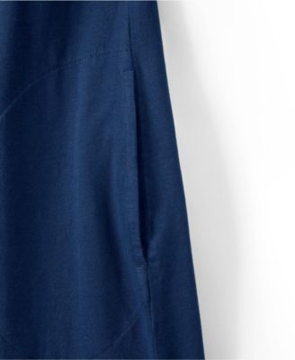 Women's Tall Cotton Jersey Notch Neck Dress