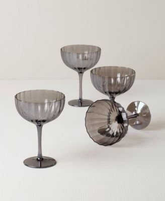 Curva Luxe Coupe Glasses, Set of 4