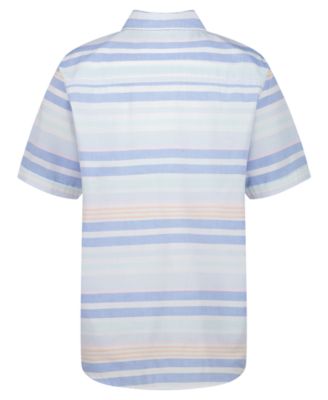 Boys' 8-20 Cabana Stripe Short-Sleeve Woven Shirt