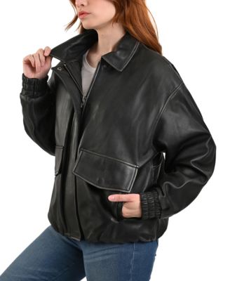Women's Women s Lamb leather Jacket