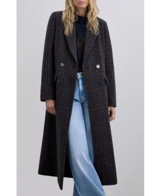Women's check Coat